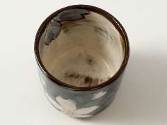 有田 波佐見焼 菊祥窯 織部濃桜 組湯呑(夫婦湯呑) 20805