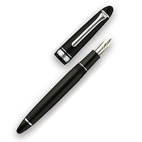 セーラー万年筆 万年筆 プロフィットカジュアル シルバートリム ブラック 中字 11-0571-420