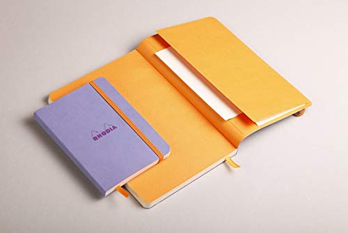 RHODIA(ロディア) ロディア ノート ロディアラマ ソフトカバーノートブック A5 160ページ 横罫 アイボリーペーパー 90g/㎡ イタリア製合皮カバー PEFC認証取得 ブラック cf117402
