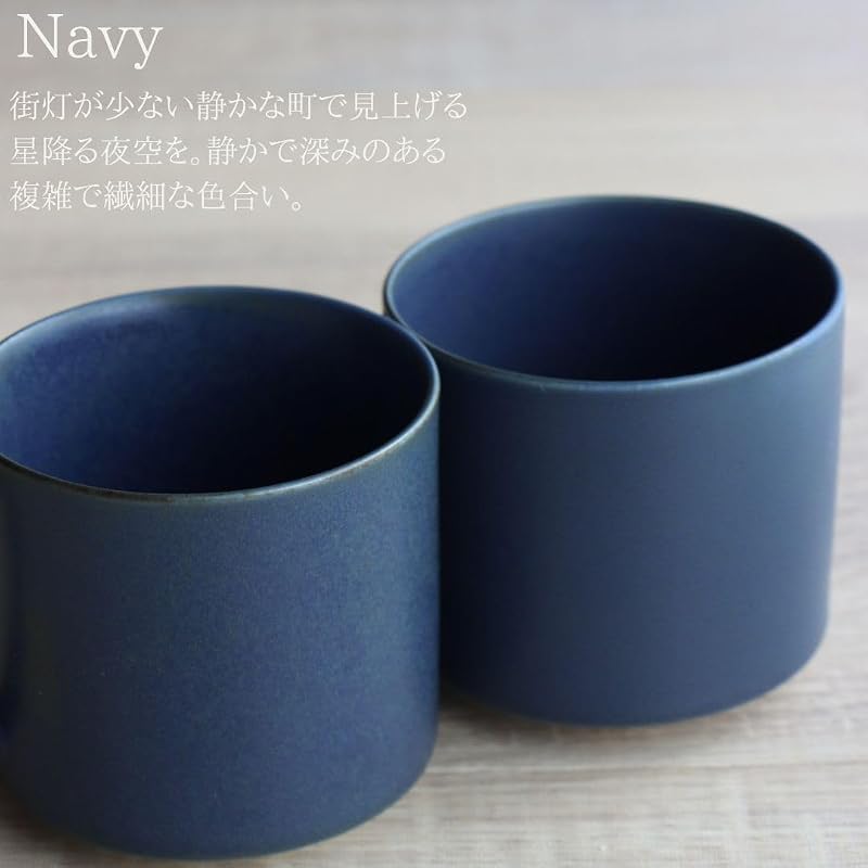 波佐見焼 Natural シリーズ ボウルプレート ネイビー 光春窯 陶磁器 日本製 (Navy, Bowlplate)