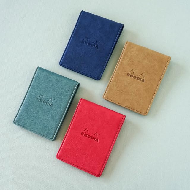 ロディア ミニ3穴 システム手帳 RHODIA オーガナイザー(11×8cm リング径11mm) PU 合皮 ヴィーヴ ブルー cf11ogz03-bl