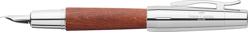 ファーバーカステル ボールペン 油性 エモーション ウッド&クローム 梨の木 ブラウン 148382 正規輸入品
