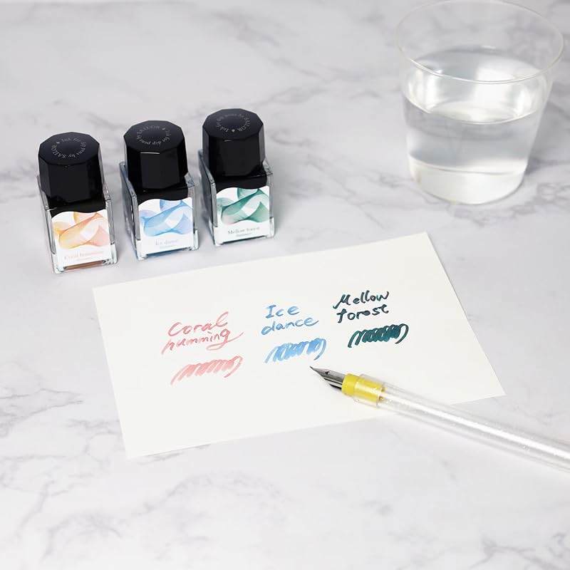 セーラー万年筆 つけペン用ボトルインク Dipton メローフォレスト/シマー 水性染料 20ml 13-1700-203
