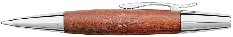 ファーバーカステル ボールペン 油性 エモーション ウッド&クローム 梨の木 ブラウン 148382 正規輸入品