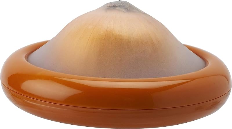 Joie オニオンストレッチポッド 玉ねぎの新鮮さをより長く保つ 冷蔵庫収納 農産物の整理 オレンジ 2個パック