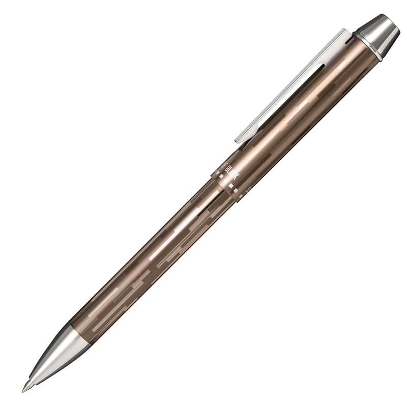 セーラー万年筆 多機能ペン 3色+シャープ メタリノ4 ブラウン 16-0222-280