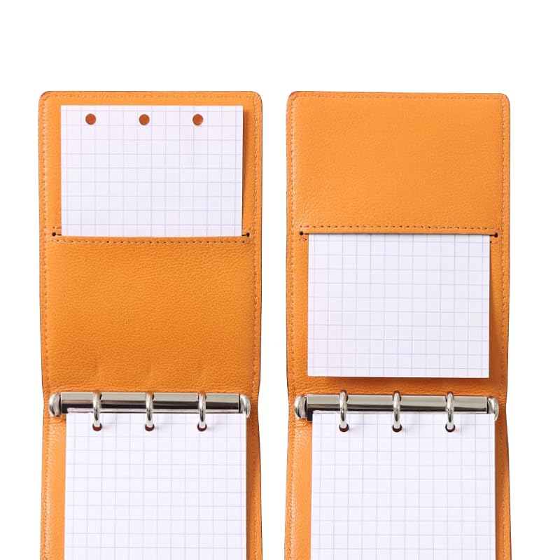 ロディア ミニ3穴システム手帳 RHODIA オーガナイザー(11×8cm リング径11mm 牛革) シック ブルー cf11ogz01-bl